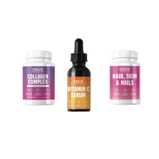 Ultimate Beauty Bundle - Vitamin C Serum, Collagen Complex and Hair Skin Nails